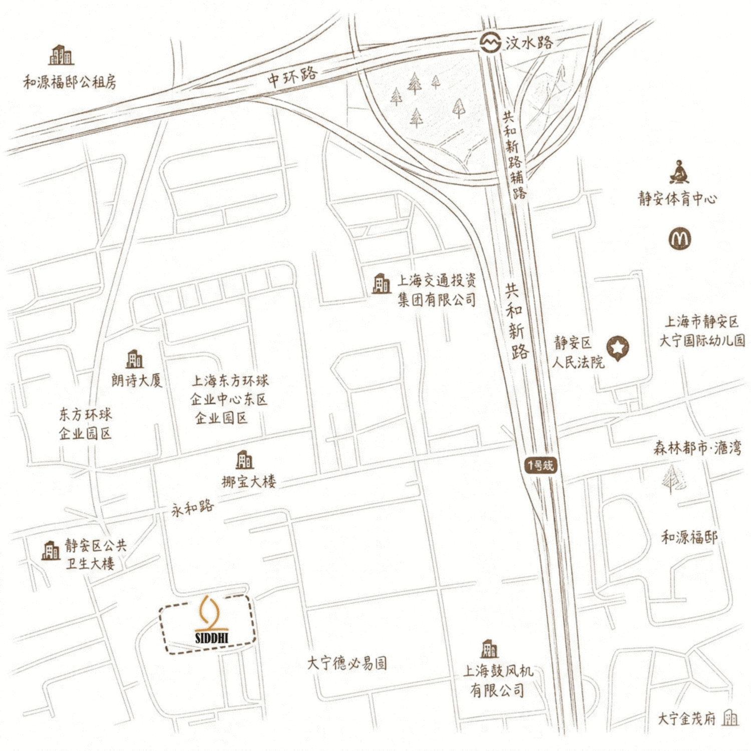 喜马拉雅艺术空间 · 上海 · 地图